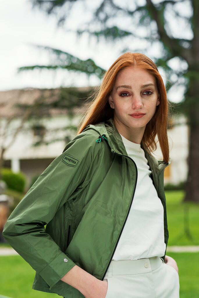 High-end fashion lookbook for Duvetica Capsule SS25 Pre-Collection – luxury outerwear photography.