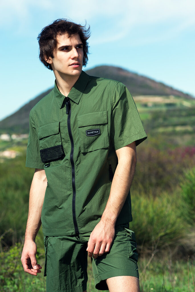 Advertising photography for luxury Duvetica outerwear brands – high-end commercial campaigns.